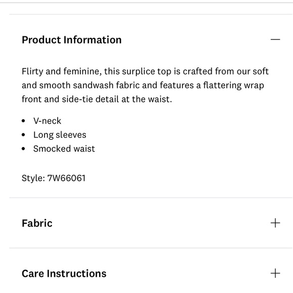 NWT Lucky Brand Faux Wrap Top - Picture 14 of 15